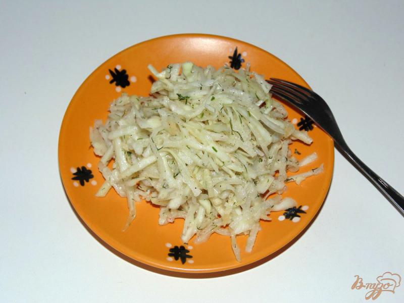 Фото приготовление рецепта: Овощной салат шаг №8