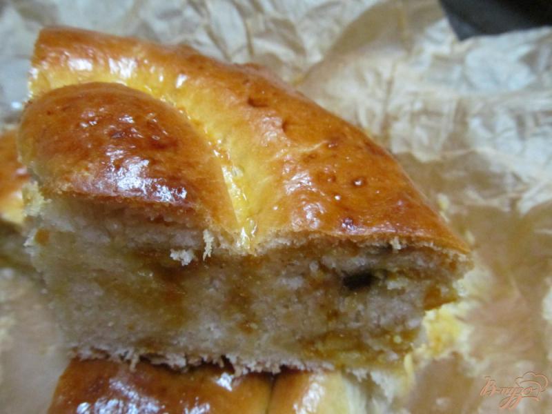 Фото приготовление рецепта: Пирог с начинкой из варенья мандарин и апельсин шаг №8