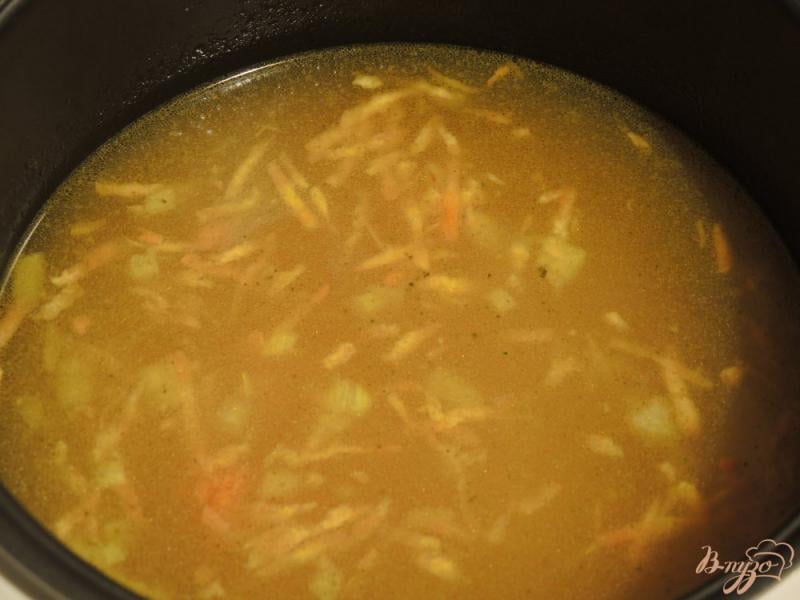 Фото приготовление рецепта: Фасолевый суп в мультиварке шаг №8