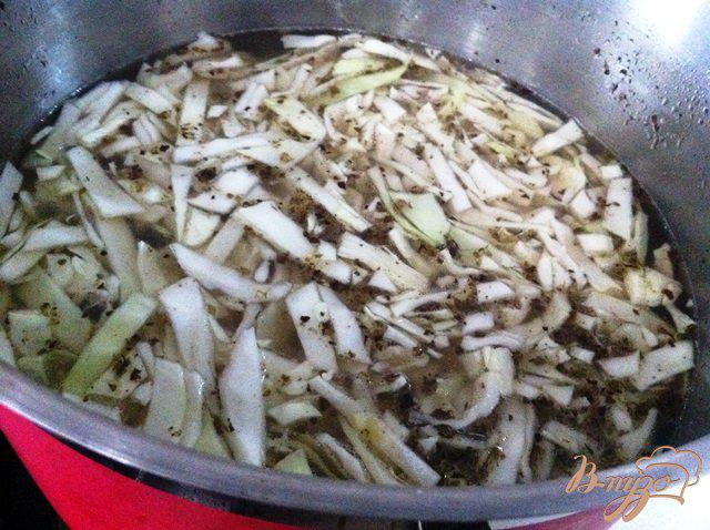 Фото приготовление рецепта: Щи из свежей капусты с остринкой шаг №3
