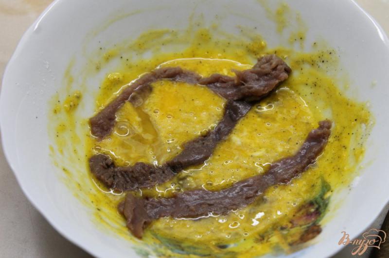 Фото приготовление рецепта: Утиное филе в панировке жаренное во фритюре шаг №3