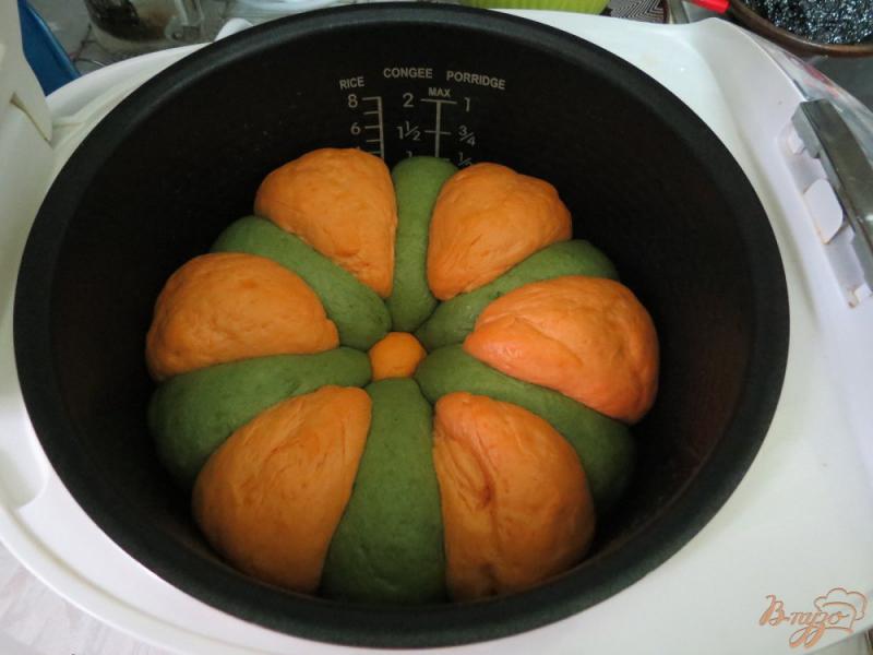 Фото приготовление рецепта: Хлеб томат - шпинат шаг №9