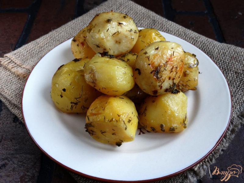 Фото приготовление рецепта: Картофель маринованный запеченный в рукаве шаг №5