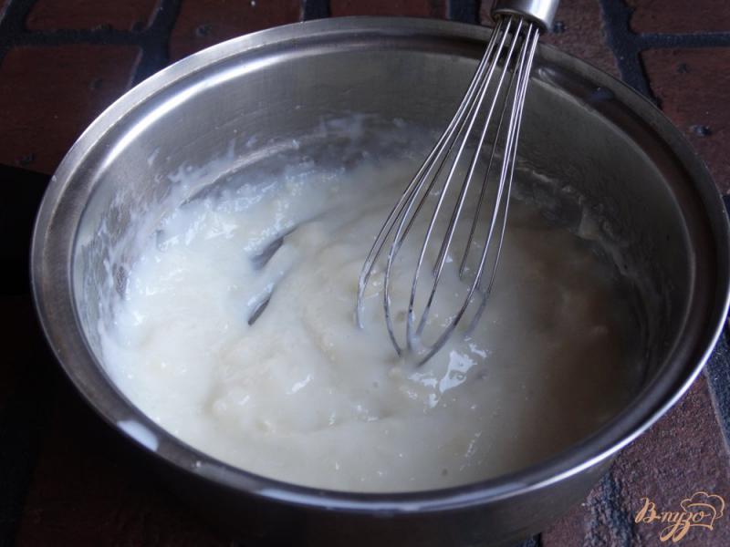 Фото приготовление рецепта: Сливочный заварной крем без яиц шаг №4