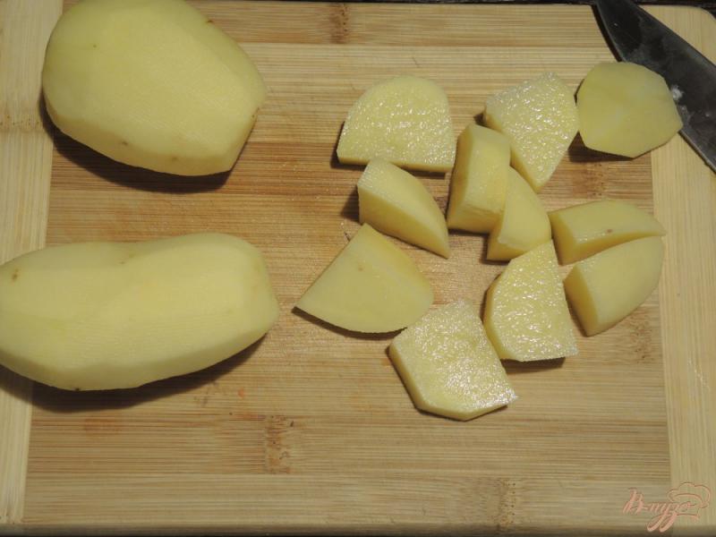 Фото приготовление рецепта: Картофель с грибами в рукаве шаг №5