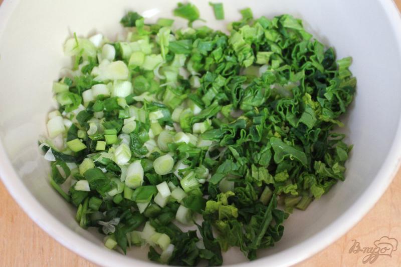 Фото приготовление рецепта: Салат с редисом и плавленным сыром шаг №1