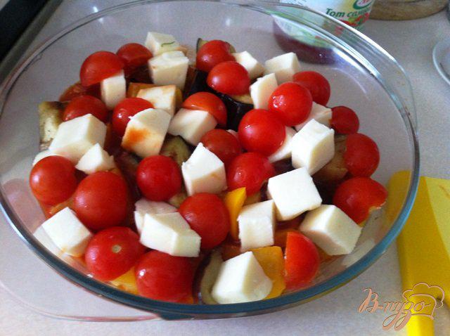Фото приготовление рецепта: Куриное филе с овощами в итальянском стиле шаг №10