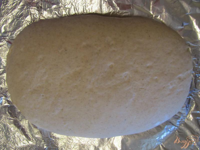 Фото приготовление рецепта: Домашний серый хлеб на закваске шаг №10