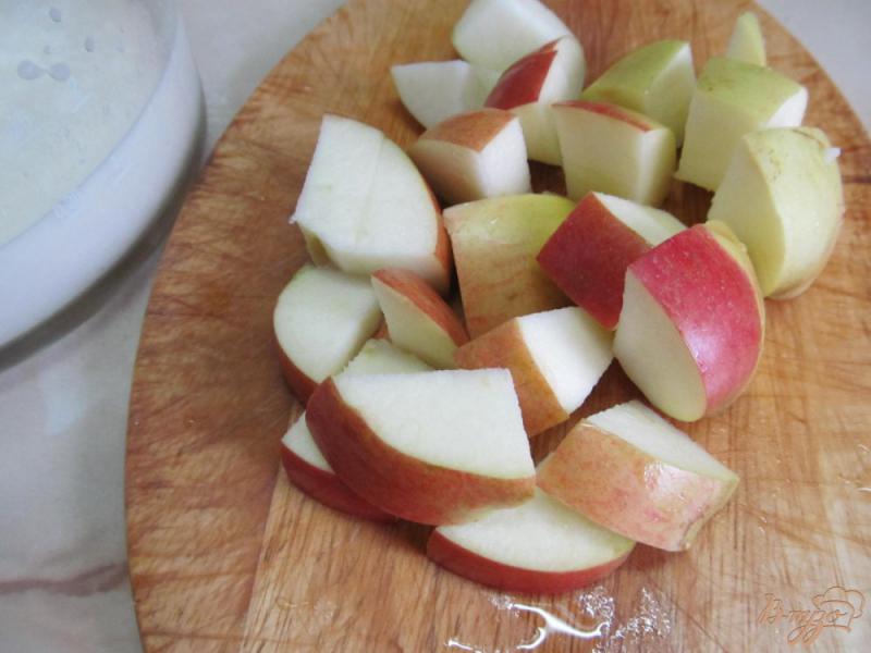 Фото приготовление рецепта: Смузи из яблока тыквы на кислом молоке шаг №1