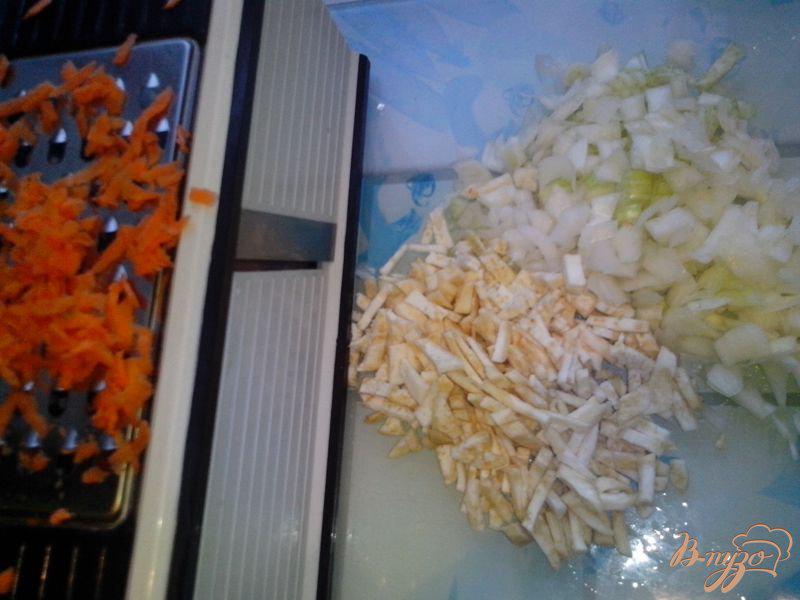 Фото приготовление рецепта: Солянка с капустой и рисом постная шаг №2