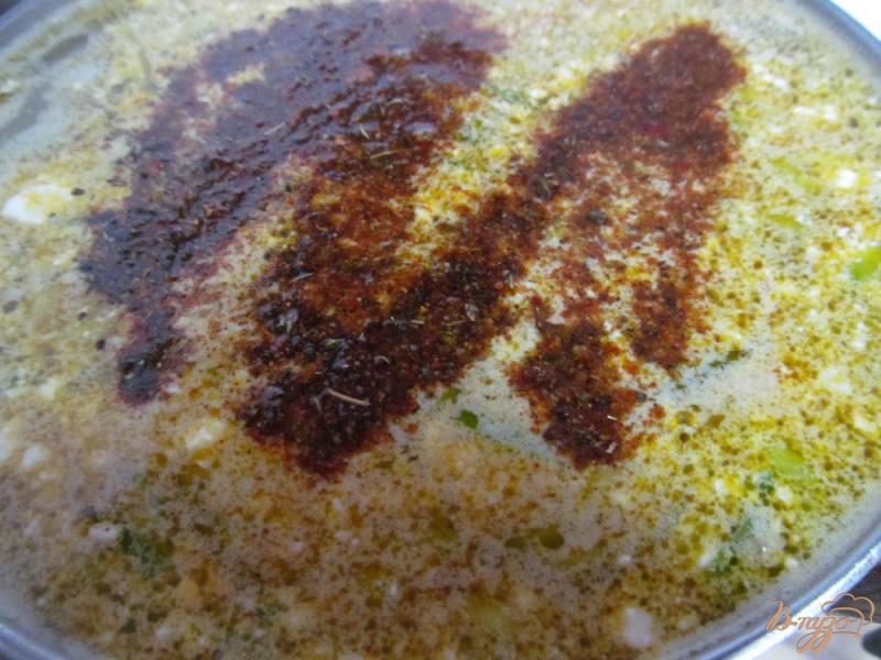 Фото приготовление рецепта: Суп с фрикадельки и щавелем шаг №5