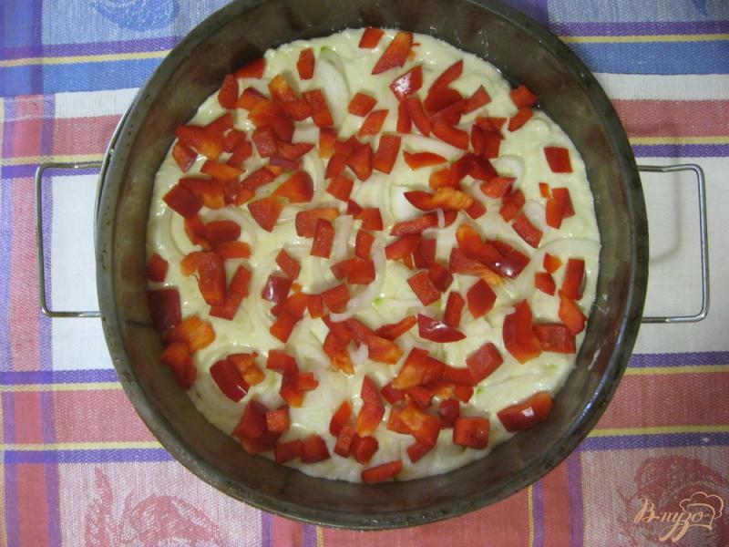 Фото приготовление рецепта: Постный закрытый пирог с овощами шаг №5