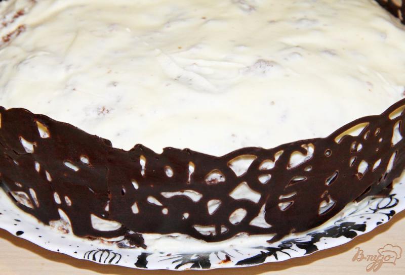Фото приготовление рецепта: Торт « Шоколадное наслаждение » шаг №15