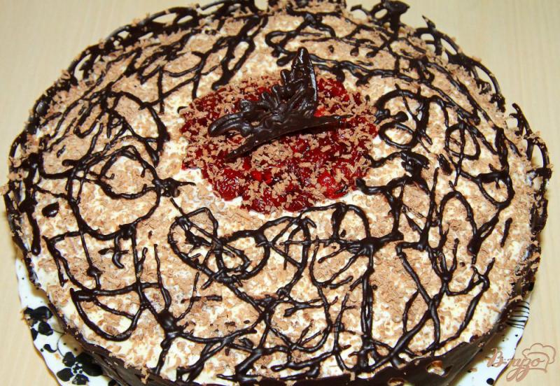 Фото приготовление рецепта: Торт « Шоколадное наслаждение » шаг №17