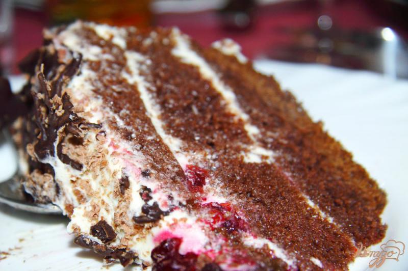 Фото приготовление рецепта: Торт « Шоколадное наслаждение » шаг №18