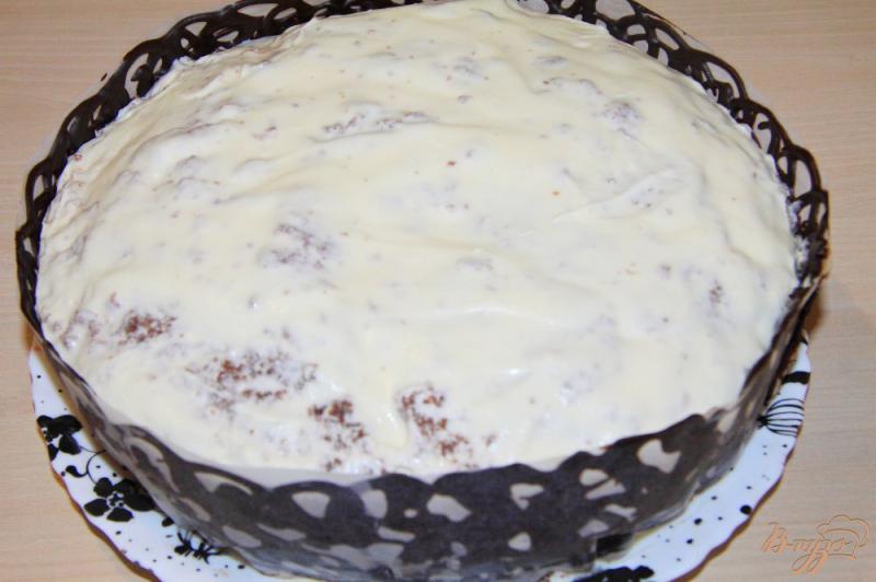 Фото приготовление рецепта: Торт « Шоколадное наслаждение » шаг №14