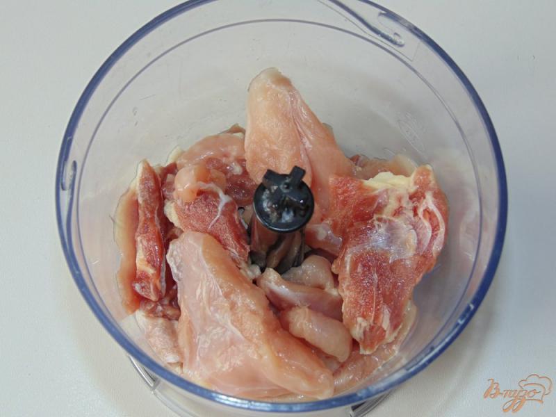 Фото приготовление рецепта: Котлеты из мяса птицы с белокочанной капустой шаг №1