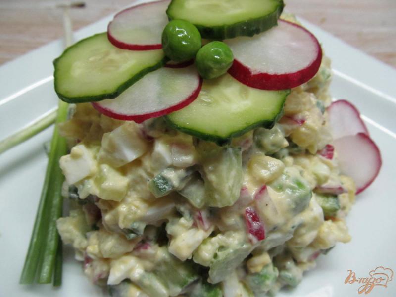 Фото приготовление рецепта: Весенний салат из овощей шаг №6