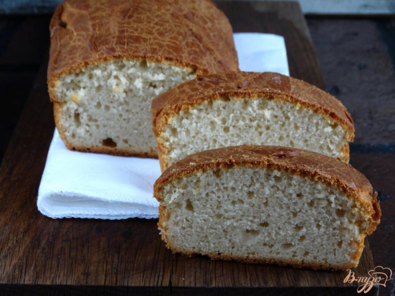 Фото приготовление рецепта: Белый творожный хлеб шаг №8
