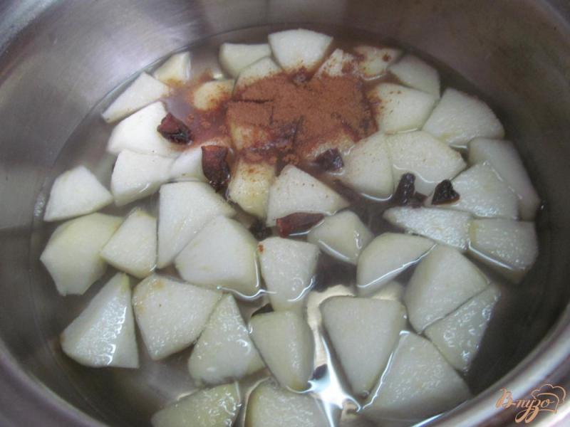Фото приготовление рецепта: Яблочный джем с парфе шаг №2