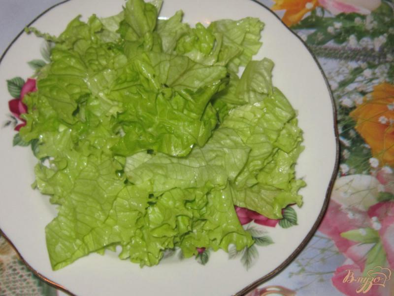 Фото приготовление рецепта: Салат «Зеленый» шаг №3