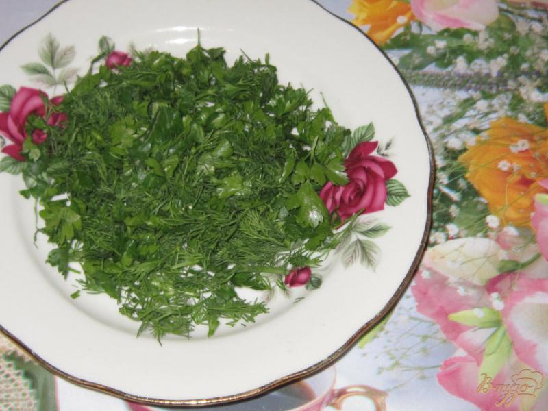 Фото приготовление рецепта: Салат «Зеленый» шаг №4