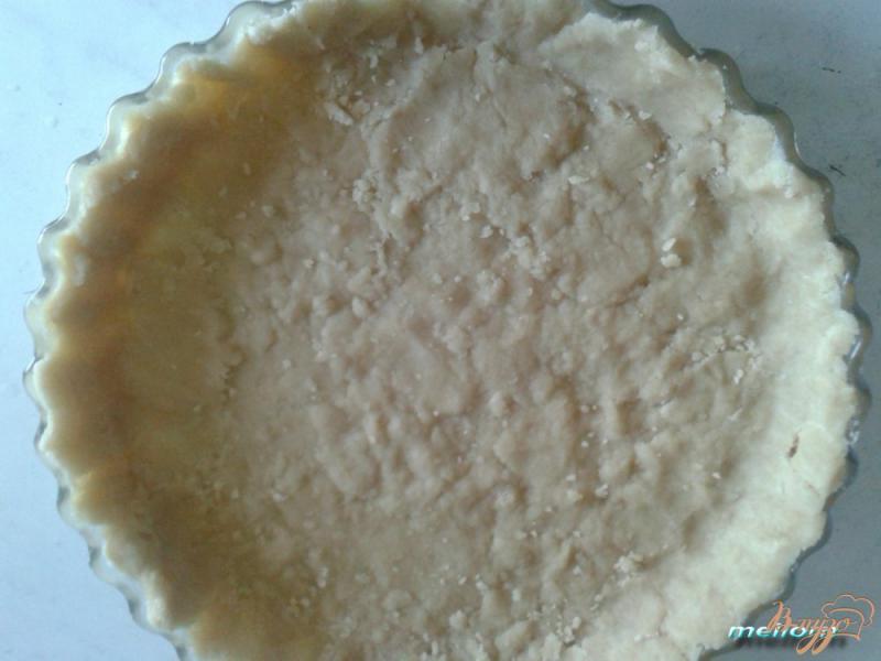 Фото приготовление рецепта: Рассыпчатый черничный пирог (постный) шаг №4