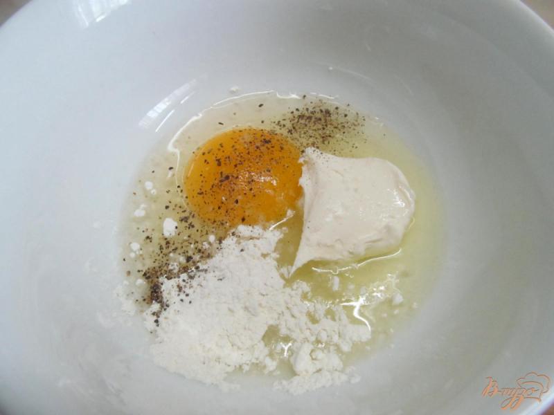 Фото приготовление рецепта: Тортилья с копченной курицей и спаржевой фасолью шаг №4