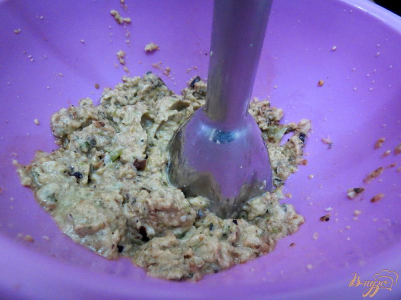 Фото приготовление рецепта: Лаваш с баклажанами и грибами шаг №6