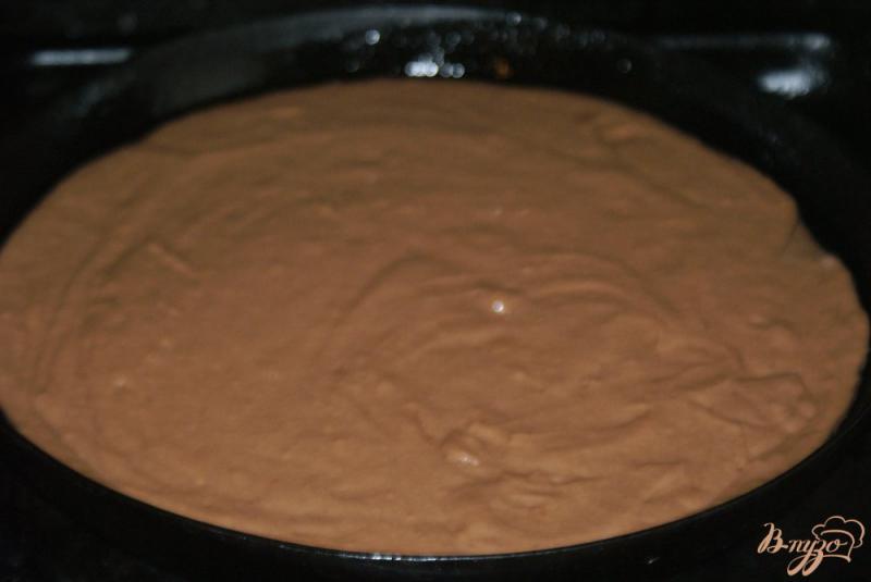 Фото приготовление рецепта: Мокрый шоколадный манник шаг №4