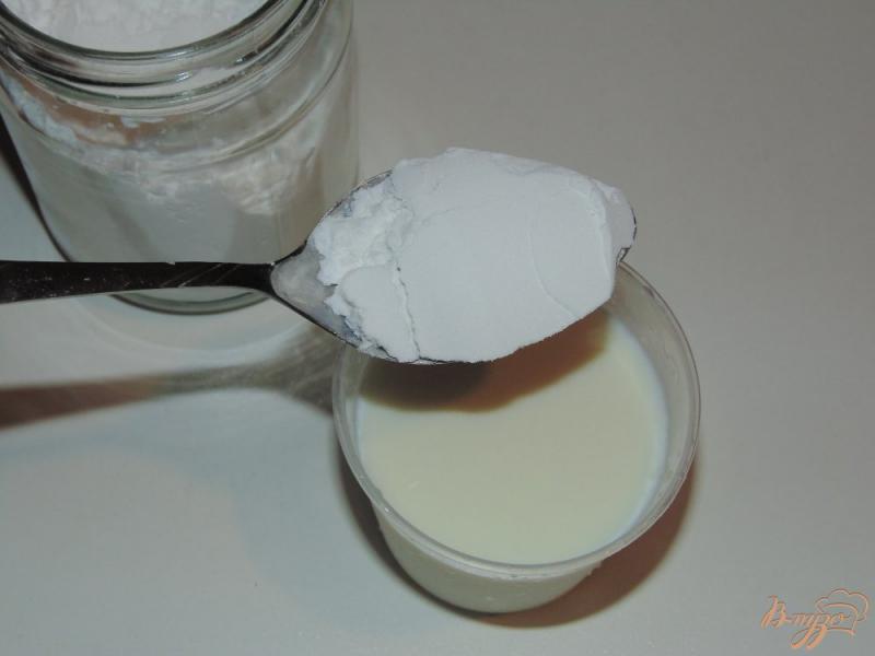Фото приготовление рецепта: Молочно-ванильный кисель шаг №3
