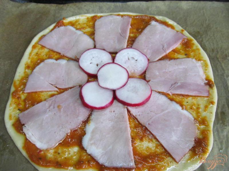 Фото приготовление рецепта: Пицца с домашней ветчиной шаг №3