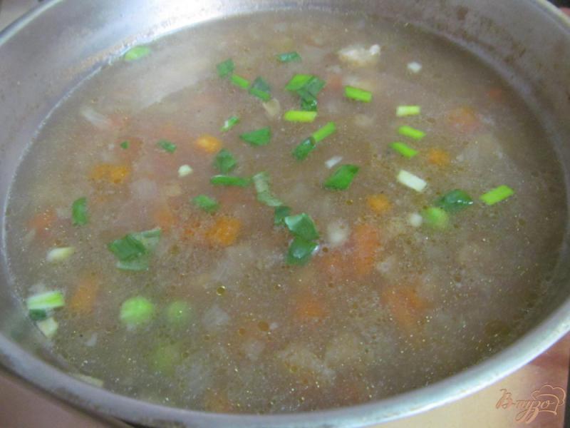 Фото приготовление рецепта: Овощной суп на рыбном бульоне шаг №4