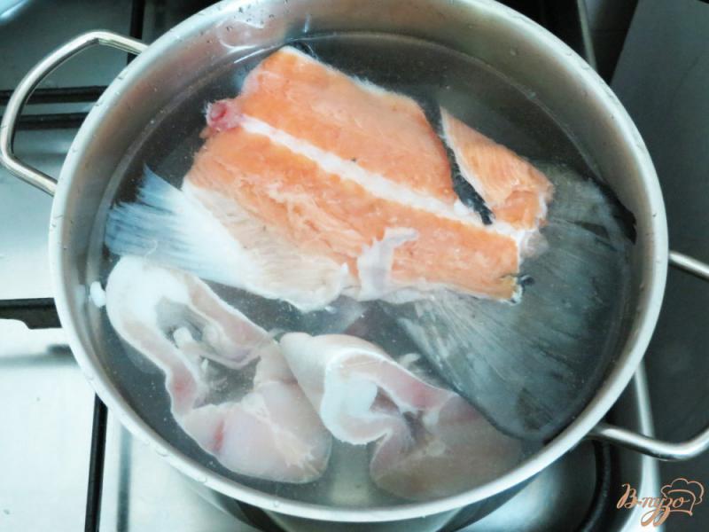Фото приготовление рецепта: Рыбный суп из рыбного набора шаг №3