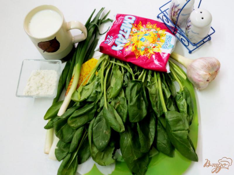 Фото приготовление рецепта: Соус со шпинатом шаг №1