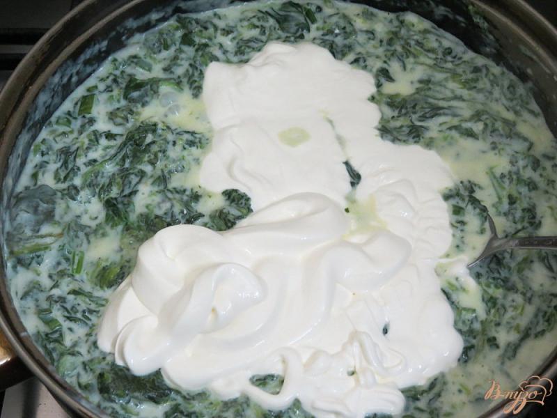 Фото приготовление рецепта: Соус со шпинатом шаг №8