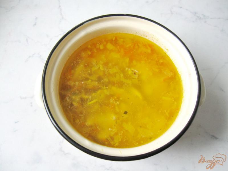 Фото приготовление рецепта: Фасолевый суп с курицей шаг №4
