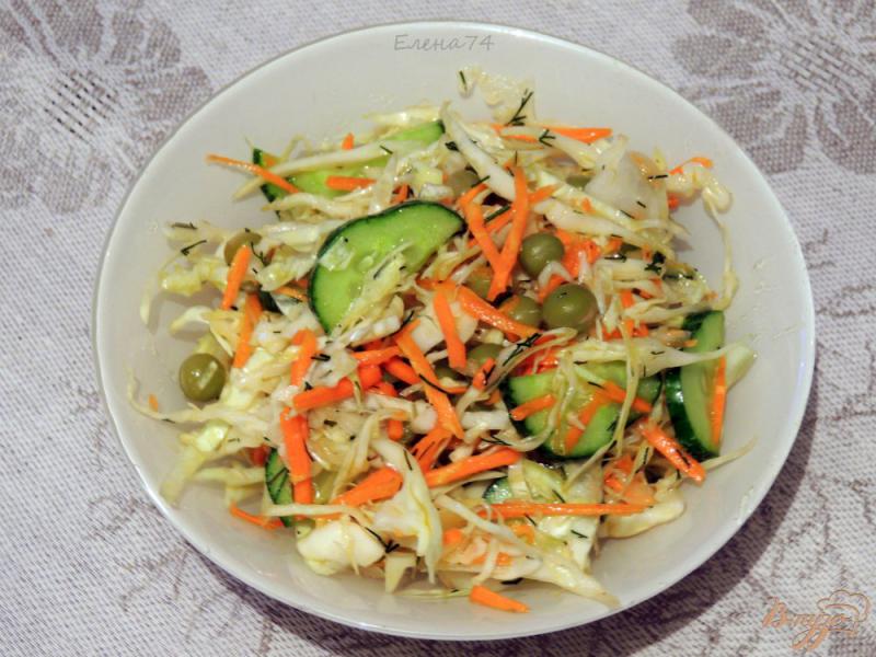 Фото приготовление рецепта: Капустный салат шаг №5