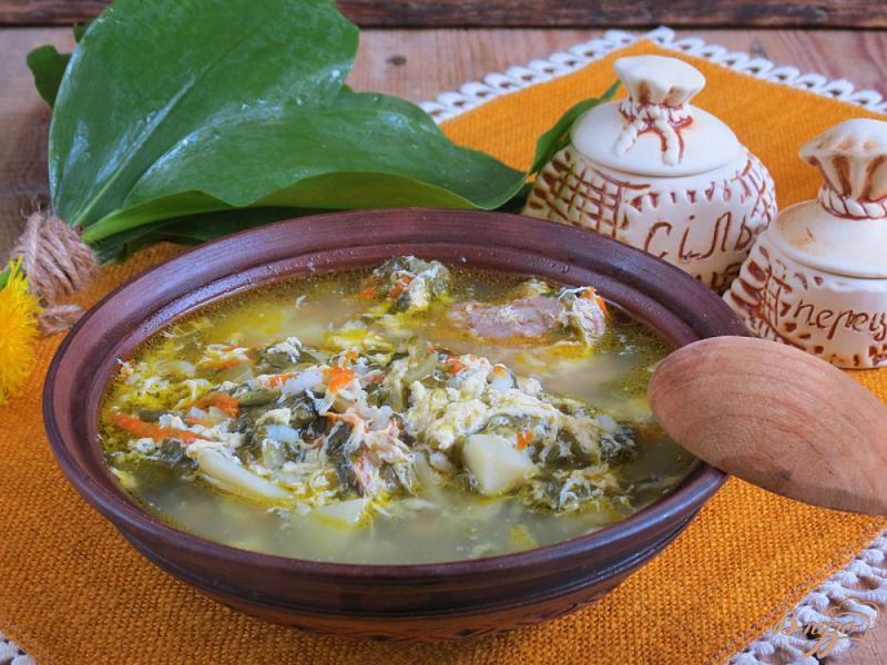 Фото приготовление рецепта: Щавелевый суп от бабушки шаг №10