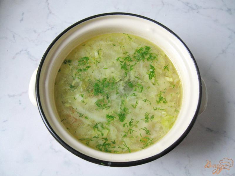 Фото приготовление рецепта: Овощной суп « Три капусты» шаг №6