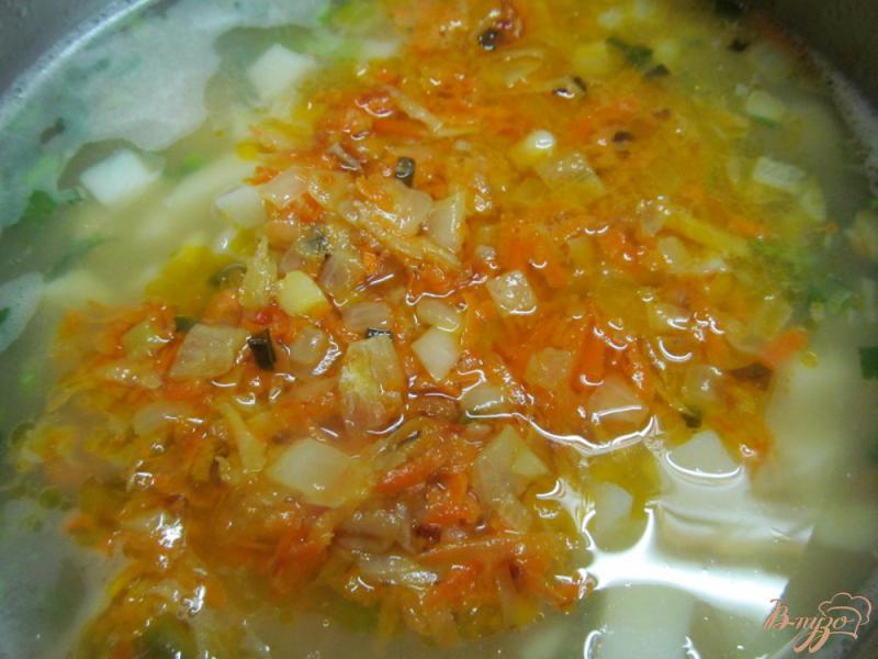 Фото приготовление рецепта: Гороховый суп с беконом шаг №8