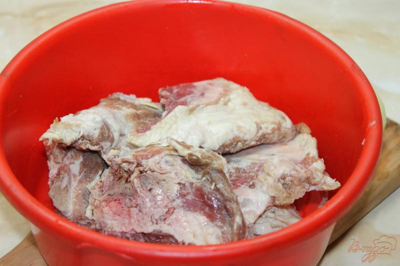 Фото приготовление рецепта: Маринованные свиные ребра в аджике и соевом соусе шаг №1