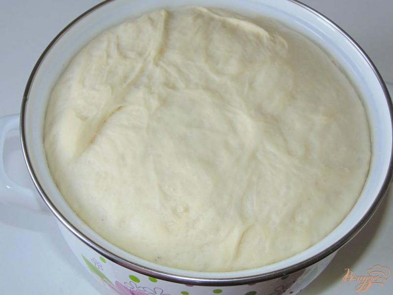 Фото приготовление рецепта: Постное дрожжевое тесто на сыворотке для духовых пирожков шаг №5