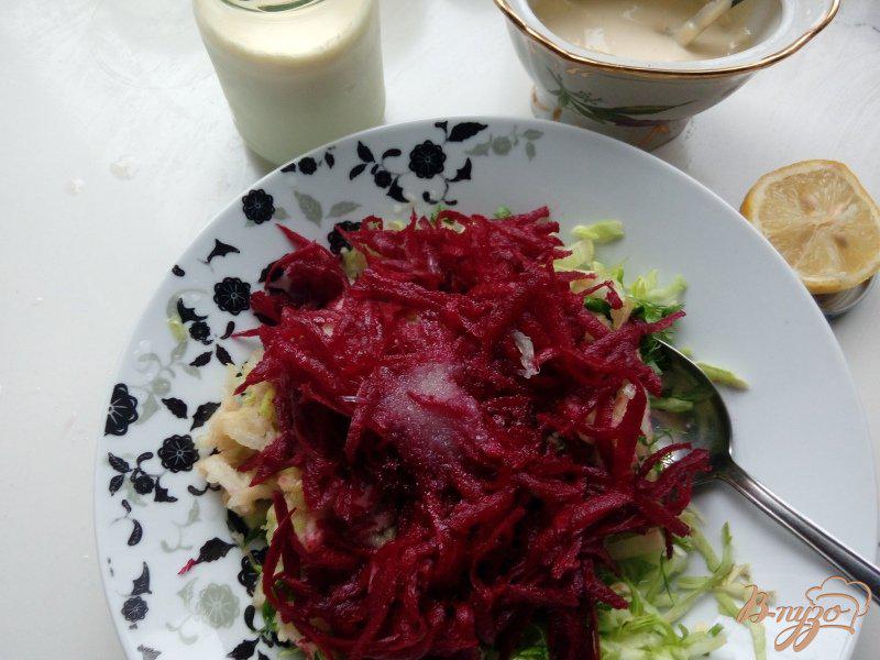 Фото приготовление рецепта: Салат из  свежих овощей шаг №4