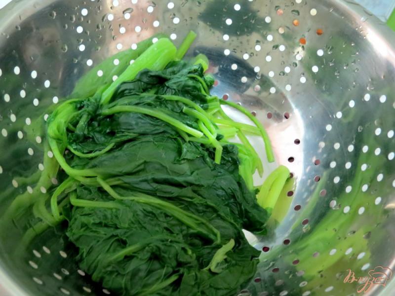 Фото приготовление рецепта: Заготовка шпината на зиму шаг №5
