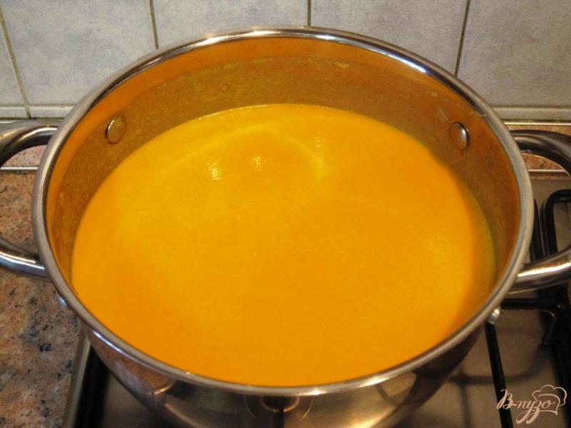 Фото приготовление рецепта: Суп-пюре из моркови с бараниной шаг №10