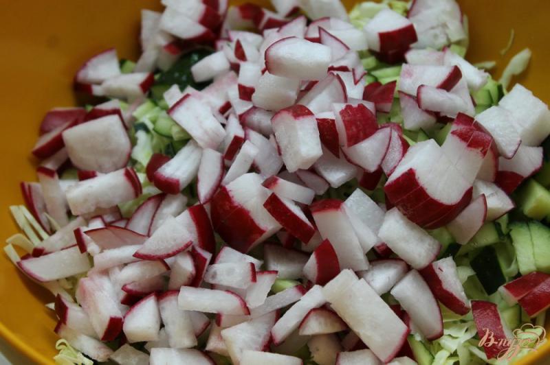 Фото приготовление рецепта: Семейный овощной салат шаг №3
