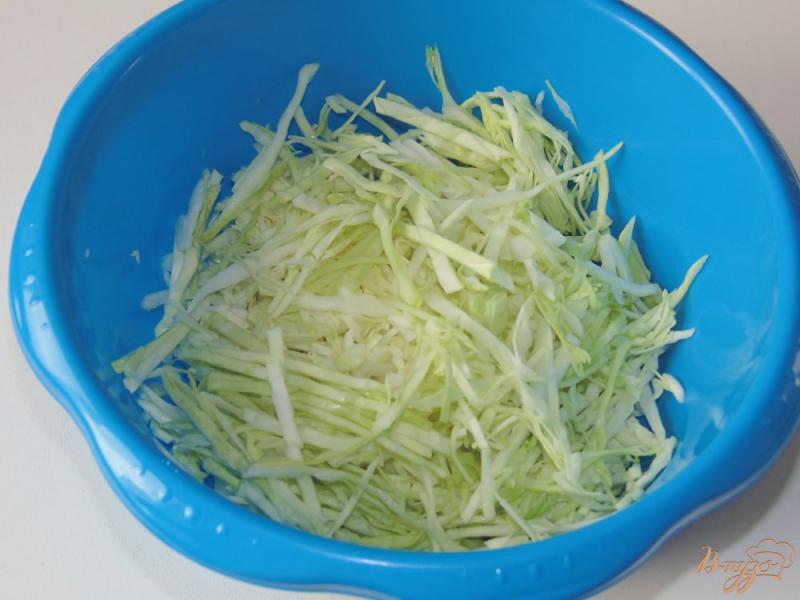 Фото приготовление рецепта: Капустный салат с помидором шаг №1