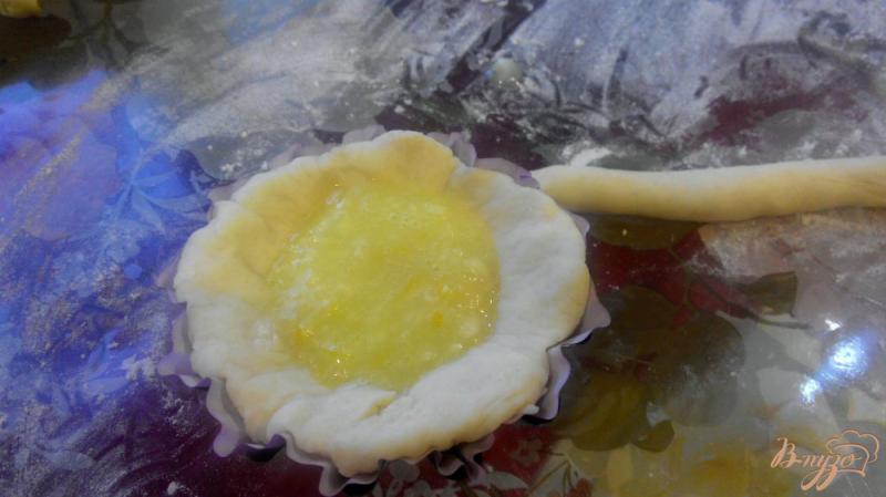 Фото приготовление рецепта: Лимонные булочки шаг №4