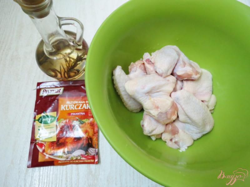 Фото приготовление рецепта: Куриные крылья на сковороде гриль газ шаг №1